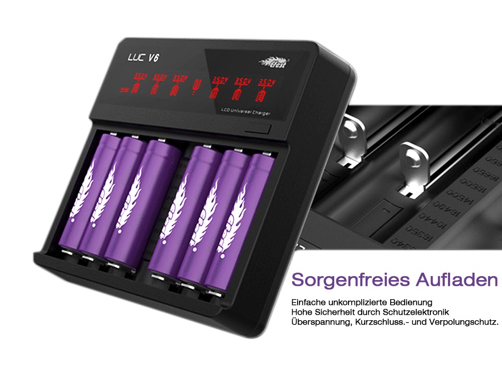 Efest LUC V6 Ladegerät