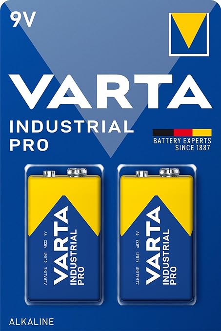VARTA 9V Block 2 Stück (Industrial Pro)