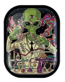 Alien Rolling Tray M  18x14x1.5cm ( T-088)