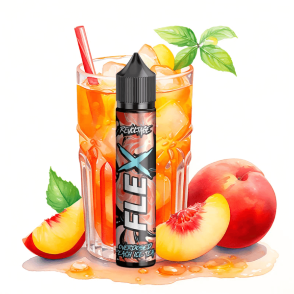 Revoltage FLEX  Peach Ice Tea 10/75