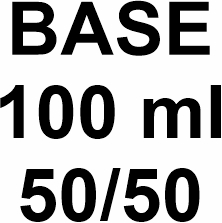 100ml Base 50/50