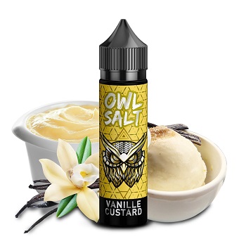 OWL Salt Golden Fluffy (Vanille Custard) – 10ml Aroma (Longfill)