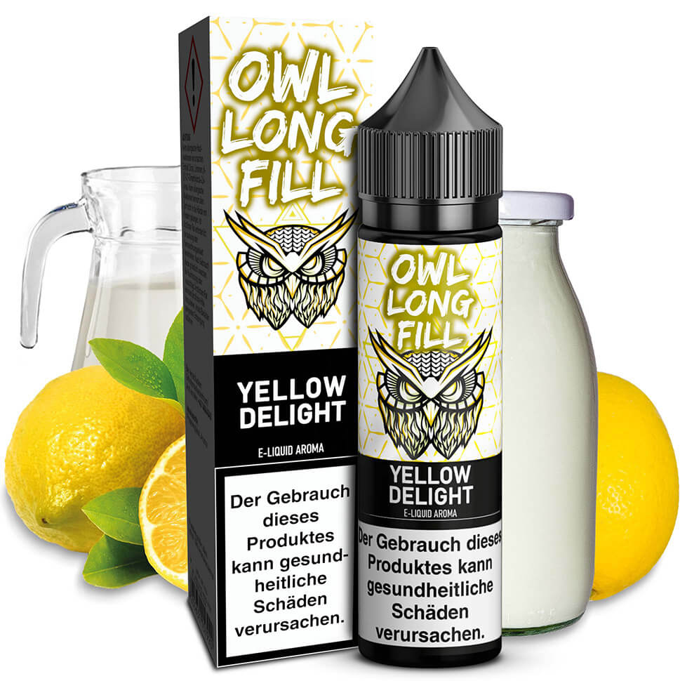 OWL Salt Yellow Delight (Buttermilch Zitrone) – 10ml Aroma (Longfill)