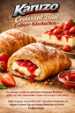 Karuzo Croissant Bun Strawberry Cheesecake