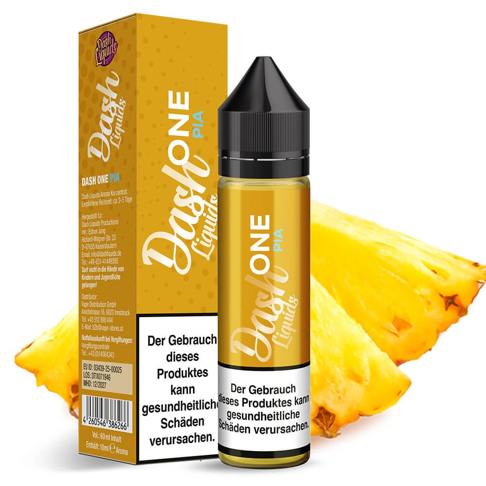 Dash - Pineapple (PIA) 15 ml in 60 ml Flasche