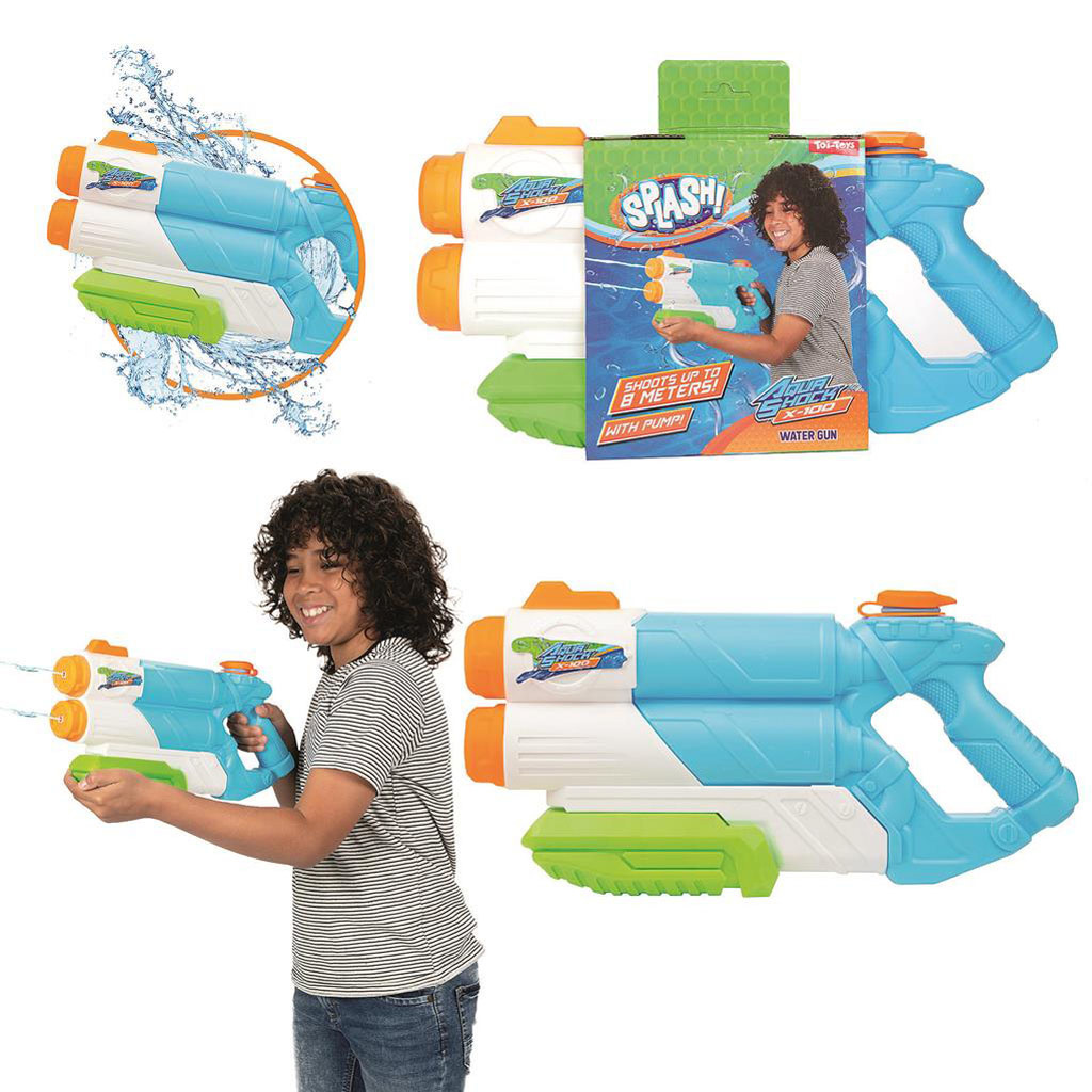 Wasserpistole mit Doppelrohr, 1080ml