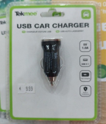 [P0015887] Tekmee 1USB Car Charger 1fach