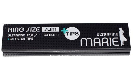 [P0016002] Marie King Size Slim 34 Blatt + Tips