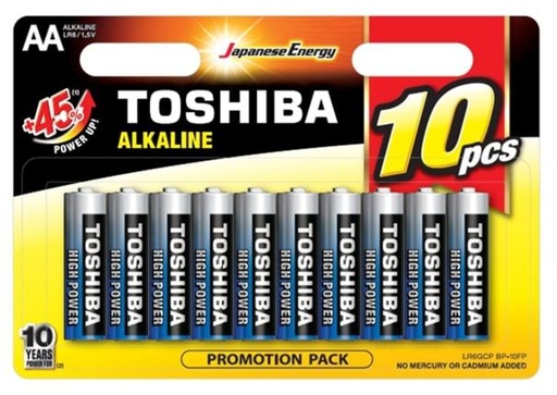 [P0024335] TOSHIBA Batterie AA LR06, 10er BL