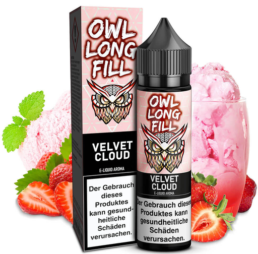[P0024581] OWL Salt Velvet Cloud (Strawberry Ice Cream) – 10ml Aroma (Longfill)